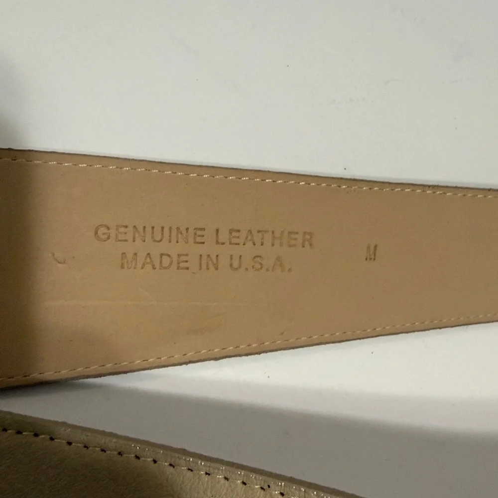 Per Se Tan Leather Belt